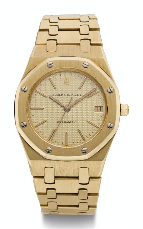 audemars piguet royal oak full gold|Piguet royal oak watch price.